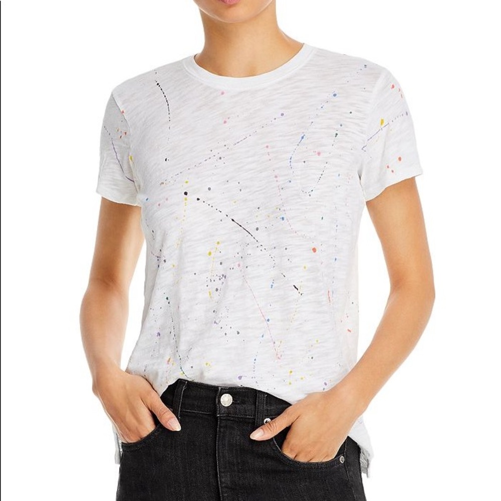 EUC ATM Anthony Thomas Melillo Splatter top size M